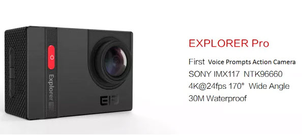 Производитель называет Elephone Explorer Pro первой камерой с поддержкой голосовых уведомлений